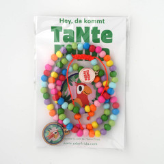 Halskette Holz Kinder | orange | 