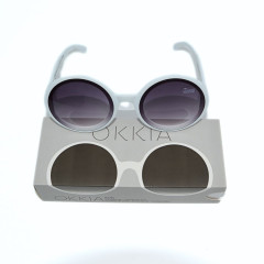 Sonnenbrille | OKKIA | rund | weiß 0