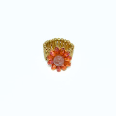 Blumenring orange | one size 0